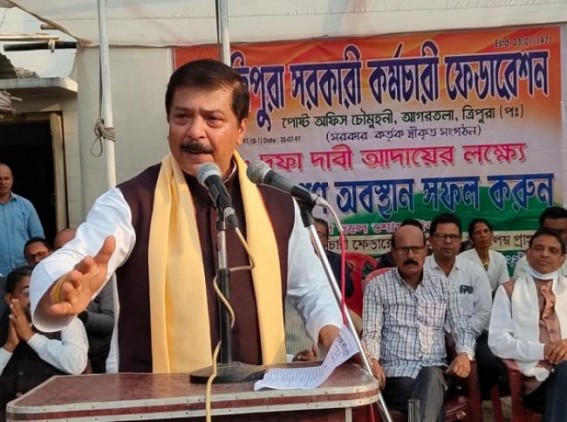 Sudip Barman slammed BJP Govt for Not Regularizing Contractual Employees : Says, ‘Source of my Conflict with the Cabinet started over Withdrawal of Regularization Policy and Wrong Recruitment Policy’ Sudip Barman slammed BJP Govt for Not Regularizing Contractual Employees : Says, ‘Source of my Conflict with the Cabinet started over Withdrawal of Regularization Policy and Wrong Recruitment Policy’